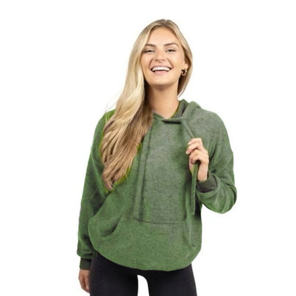 Nwot Soft Serve Women’s Hoodie M Cloud Cotton Sustainable USA True Fit Comfort - Picture 1 of 9